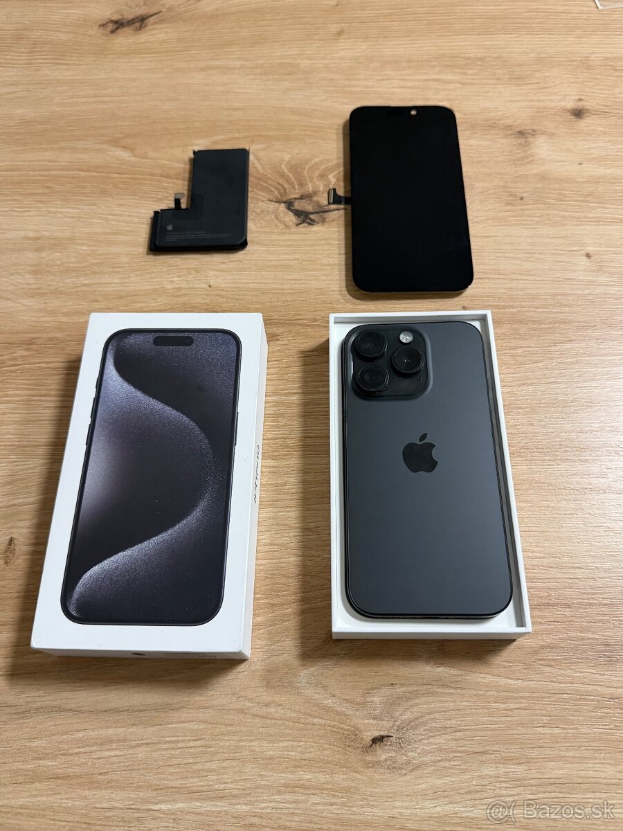 Predam Apple iPhone 15 PRO 128GB Black na Náhradné Diely