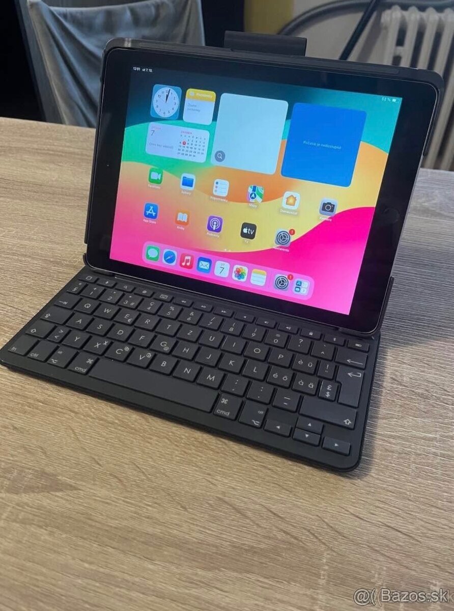 9,7” tablet iPad 6 generácie / 128GB TOP stav+klavesnica