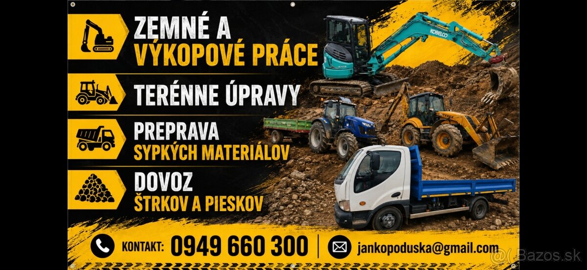 Výkopové a zemnè práce