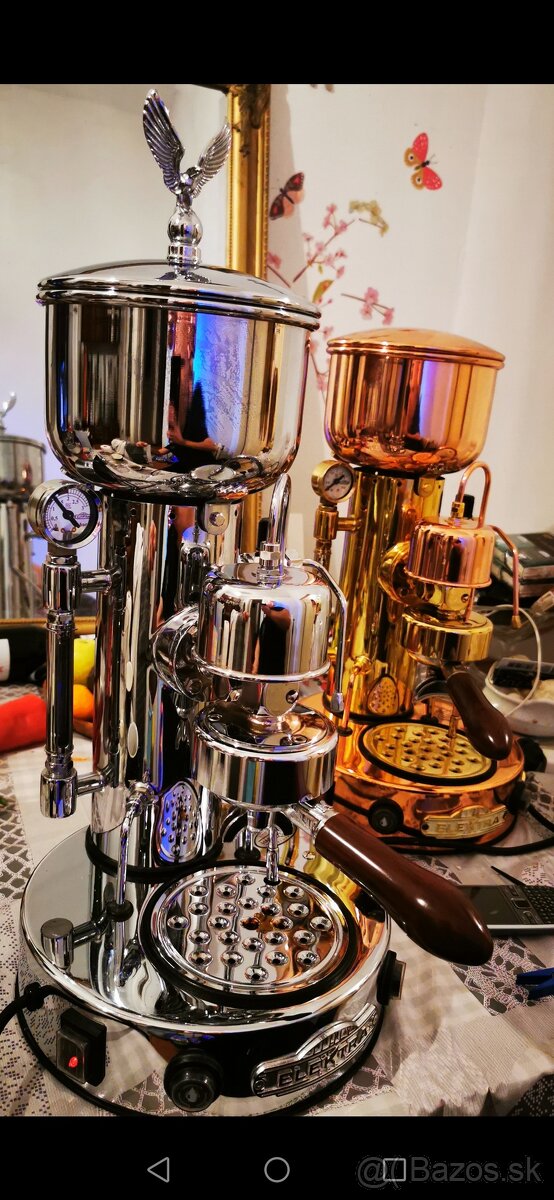 Elektra kávovar semioautomatic silver