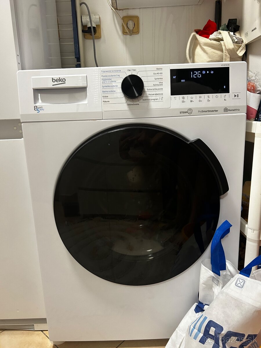 Práčka Beko so sušičkou ako nová, mesiac používaná