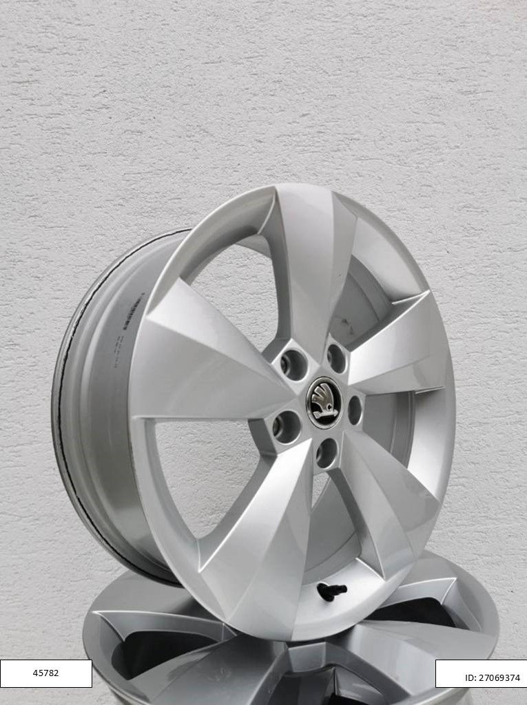 Org Škoda Kodiaq 6,5X17 ET38 5X112 Silber 1238