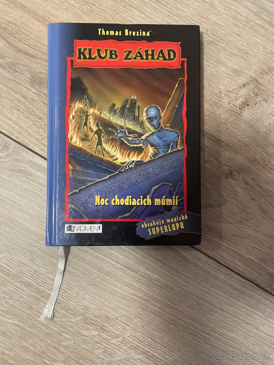 Kniha klub záhad noc chodiacich múmií