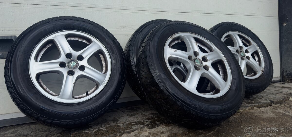 5x100 elektróny, 195/65 R15, ŠKODA FABIA 1, OCTAVIA 1