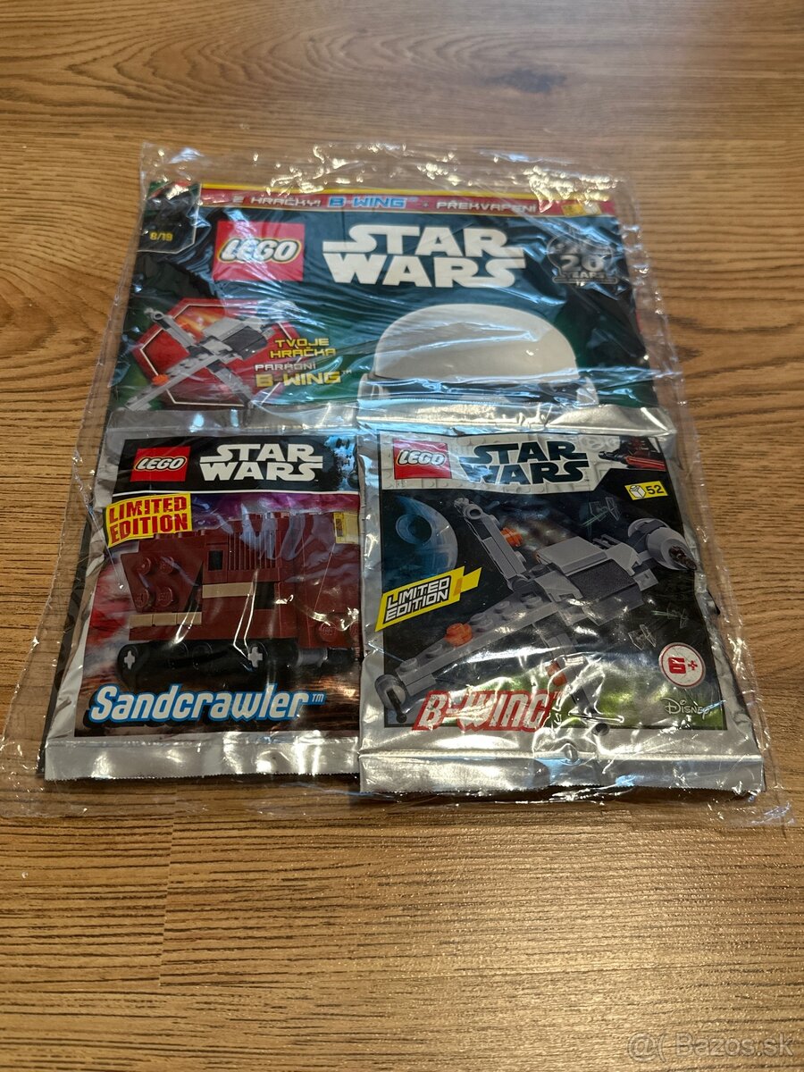 LEGO časopis 8/2019 a Sandcrawler + B-wing.