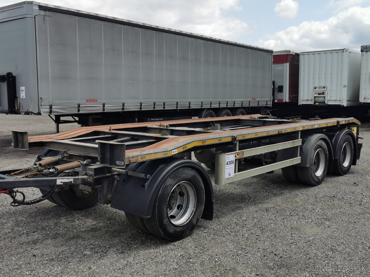 Prodám nákladní přívěs SVAN TCH3030 nosič kontejnerů