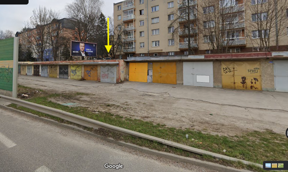 Garáž - Hliny pri kasárňach - Rajecká cesta
