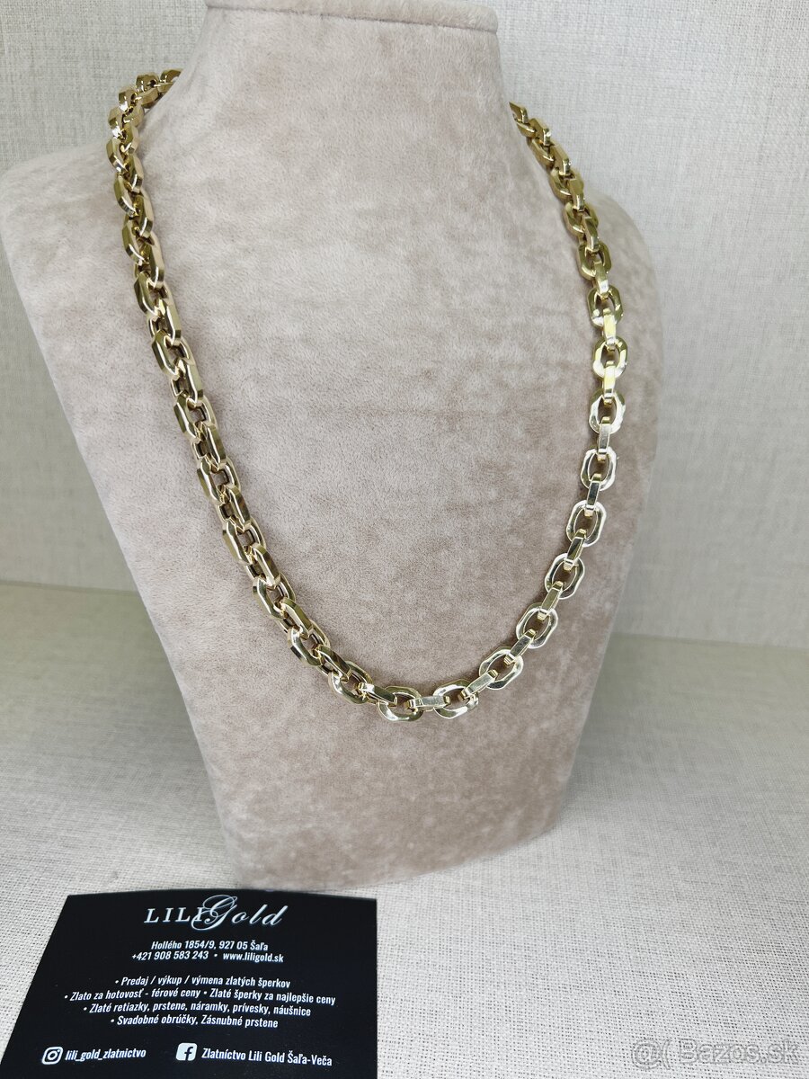 zlata retiazka 14k 27.11g NOVÁ PUNCOVANÁ