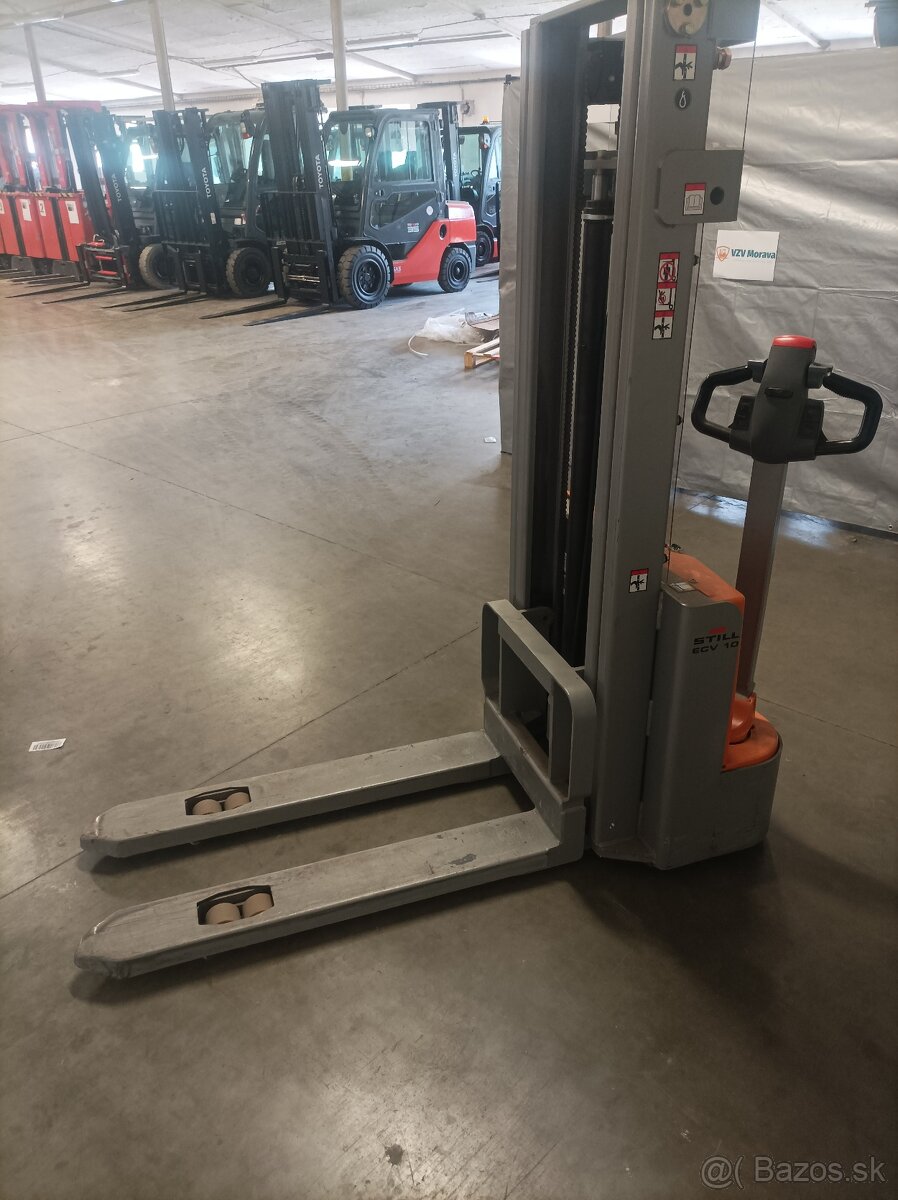 Ručně vedený vysokozdvižný elektrický vozík Still cv10
