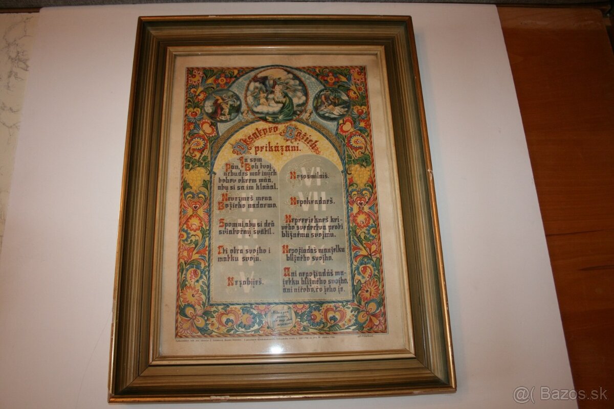 DESATORO  BOŽÍCH  PRIKÁZANÍ