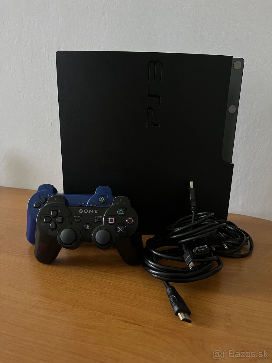 Playstaion3 Slim 1TB 2x ovladač + 85 hier