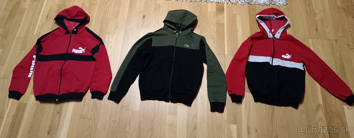 Puma a nike detské mikiny