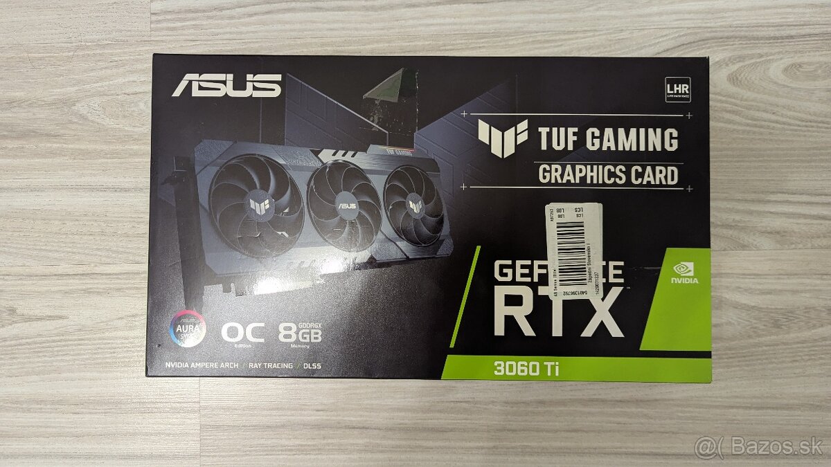 ASUS TUF Gaming RTX 3060 Ti 8G GDDR6X OC