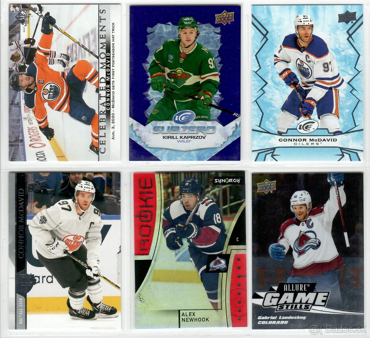 Predam hokejove karty NHL - Connor McDavid a dalsie hviezdy