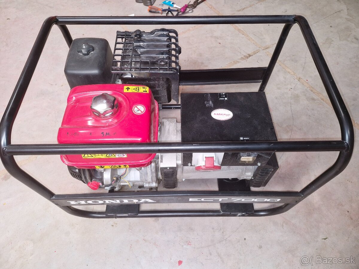 Predám elektrocentrálu HONDA ECT 7000