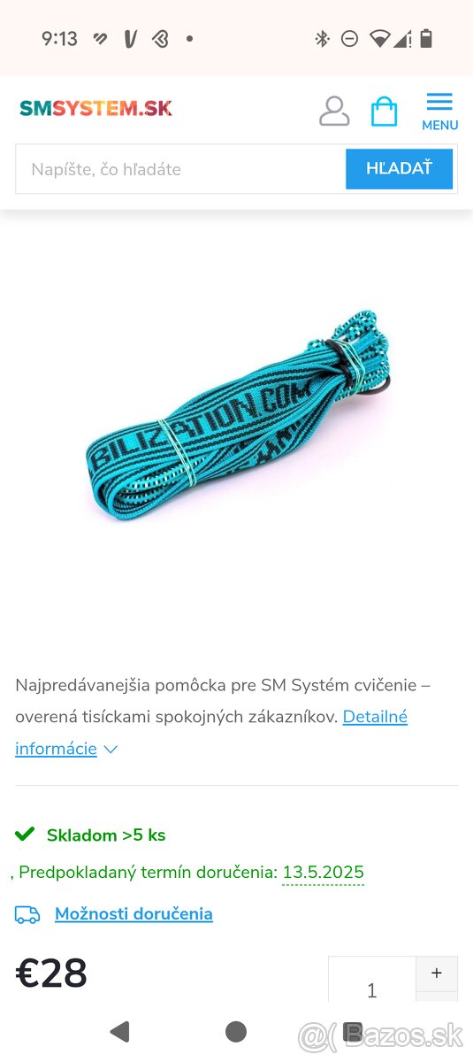 Sm lana na cvicenie