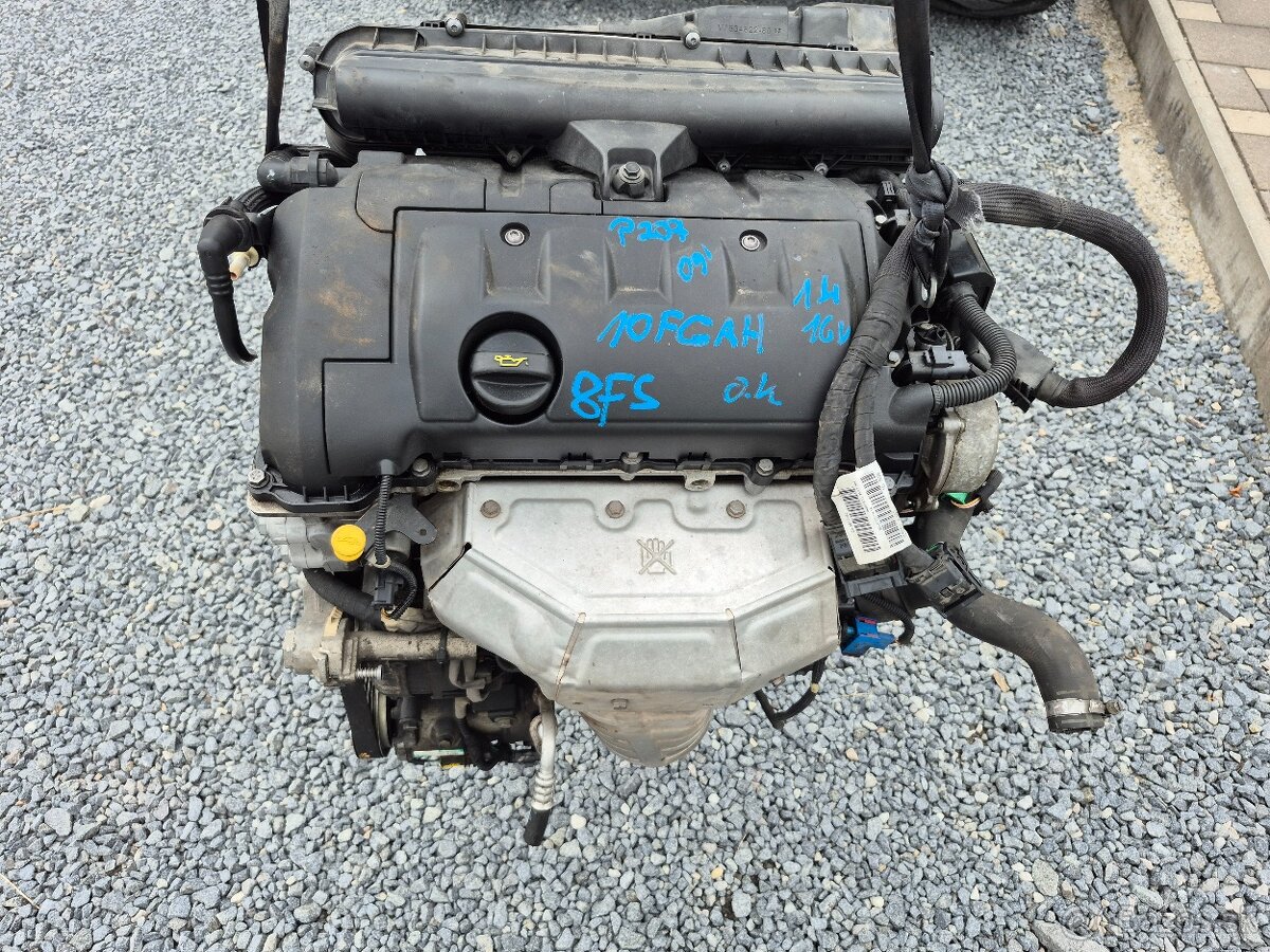 Peugeot Citroën Mini 1.4 16v motor kód 8FS 10FGAH