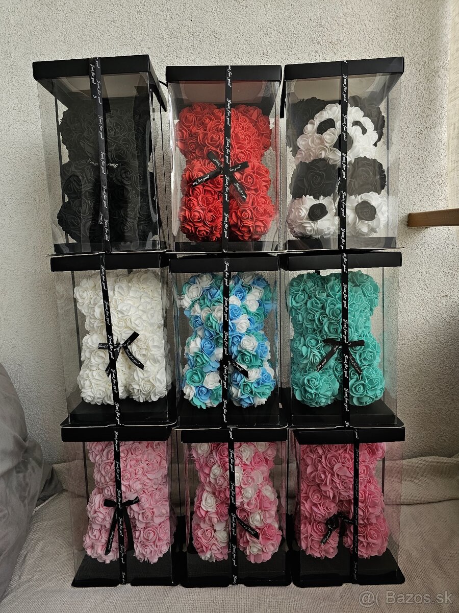 Macko z ruží/Medved z Ruží rôzne farby