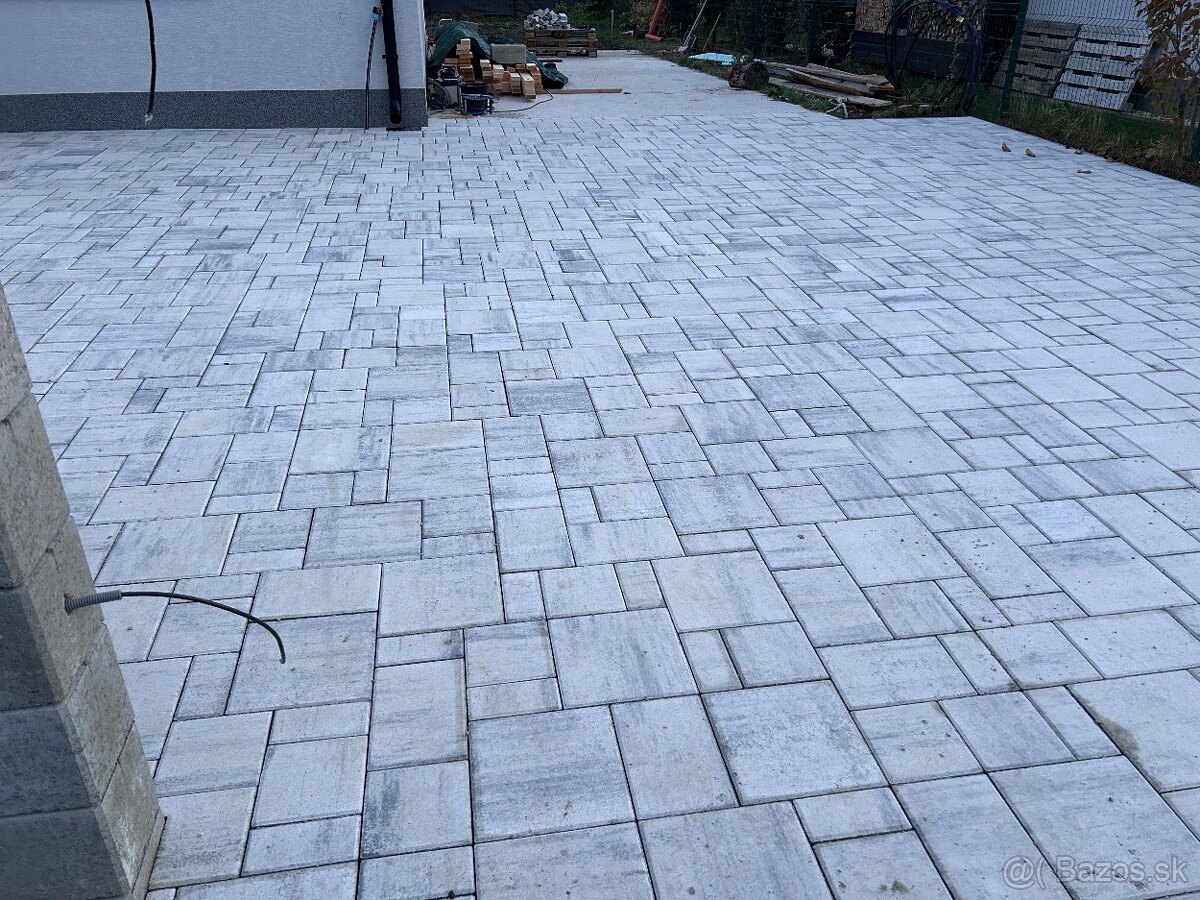 zamkova dlazba premac klasiko bielo grafitova