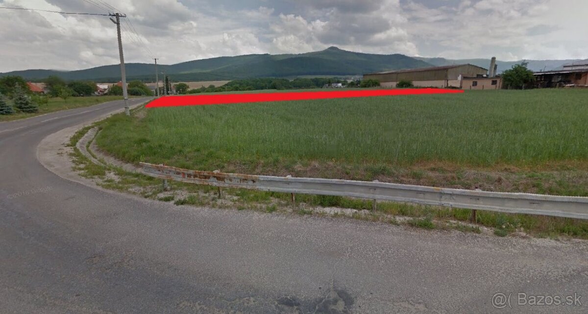 pozemok na výstavbu objektu na podnikanie – Horná Ves