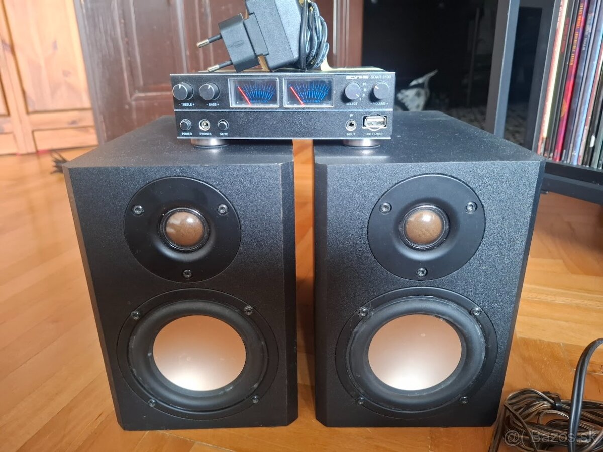 Zosilňovač a reproduktory Scythe