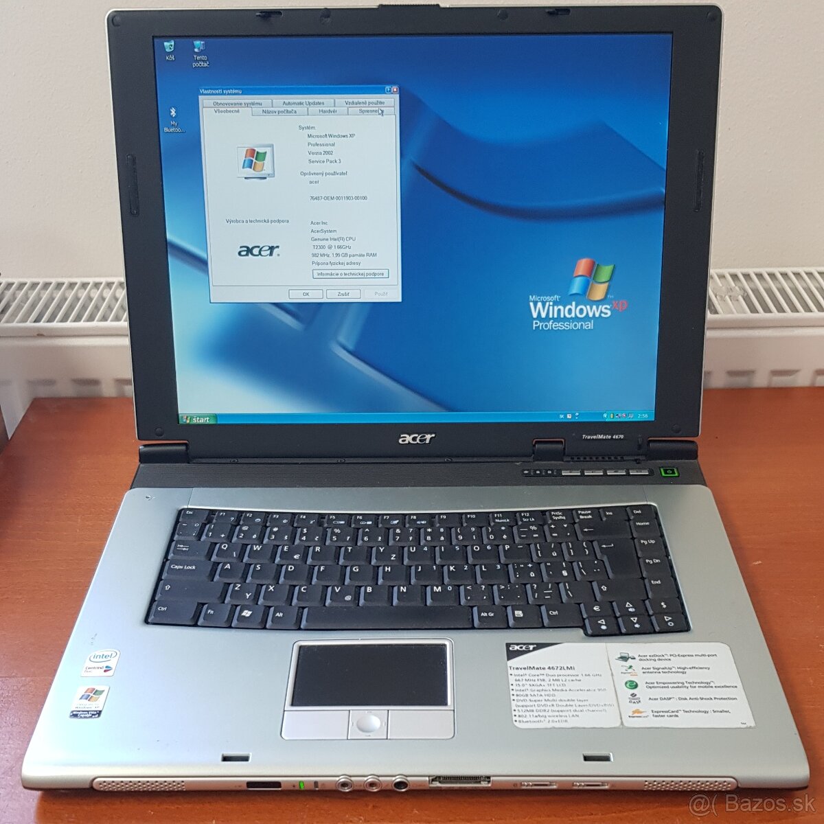 Notebook Acer Travelmate 4670