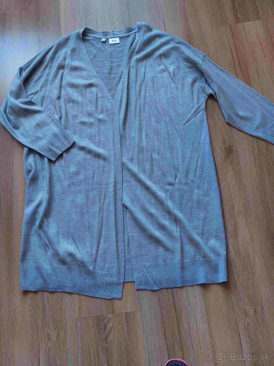 Kardigan šedý 44 damsky