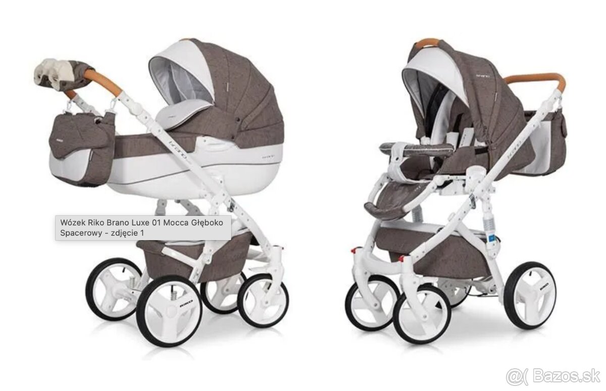 Riko Bruno Luxe 2v1 farba Mocca