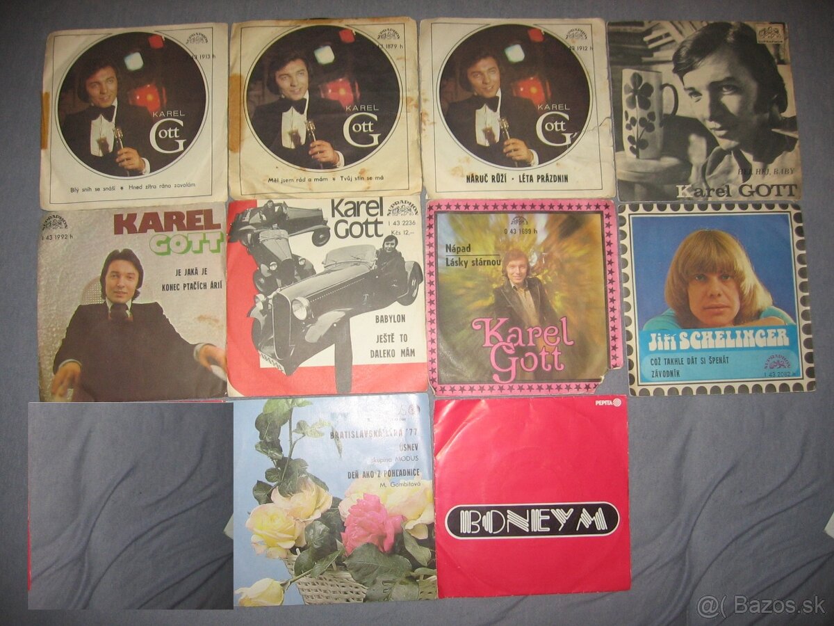 Hudobné vinylové platne SP/LP