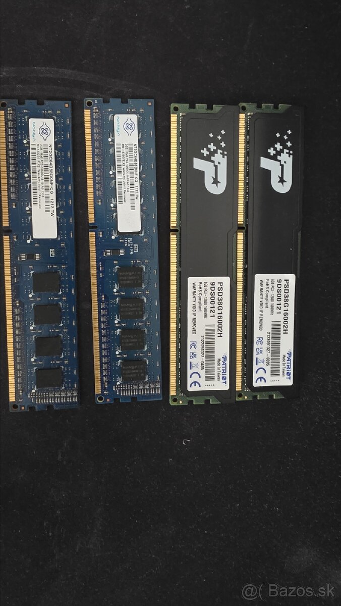 RAM DDR3 dokopy 20GB