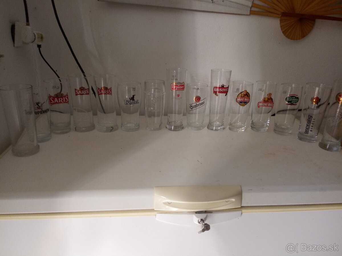 Predam zbierku pivnych poharov
