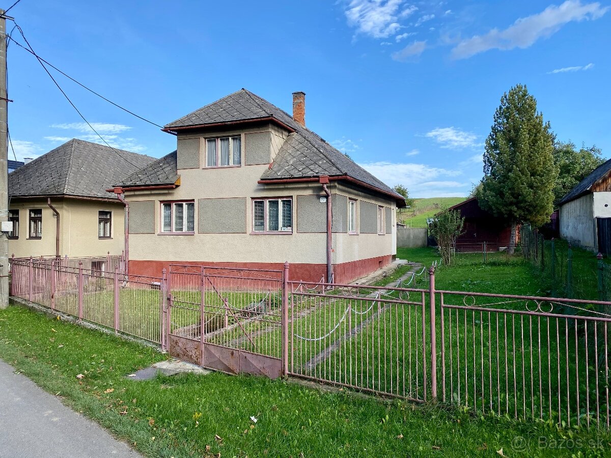 RODINNÝ DOM - LIPTOVSKÉ SLIAČE | Pozemok: 1779 m²