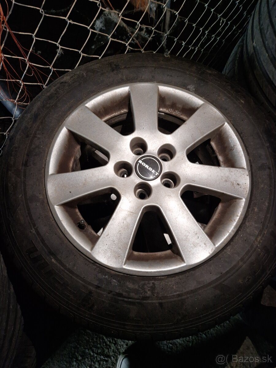 195/65 R15 letné pneu+disky