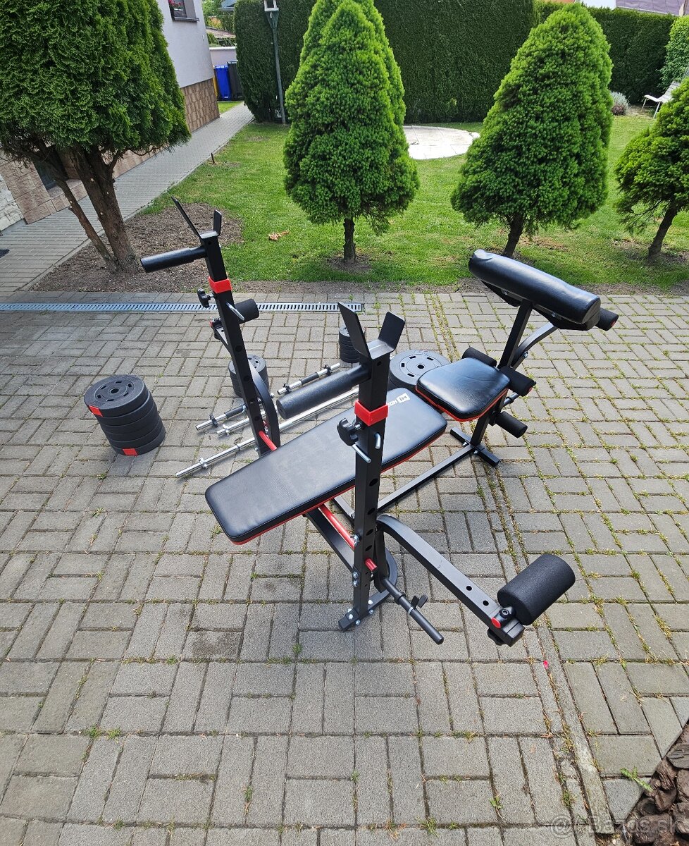 Predám lavičku, činky a príslušenstvo