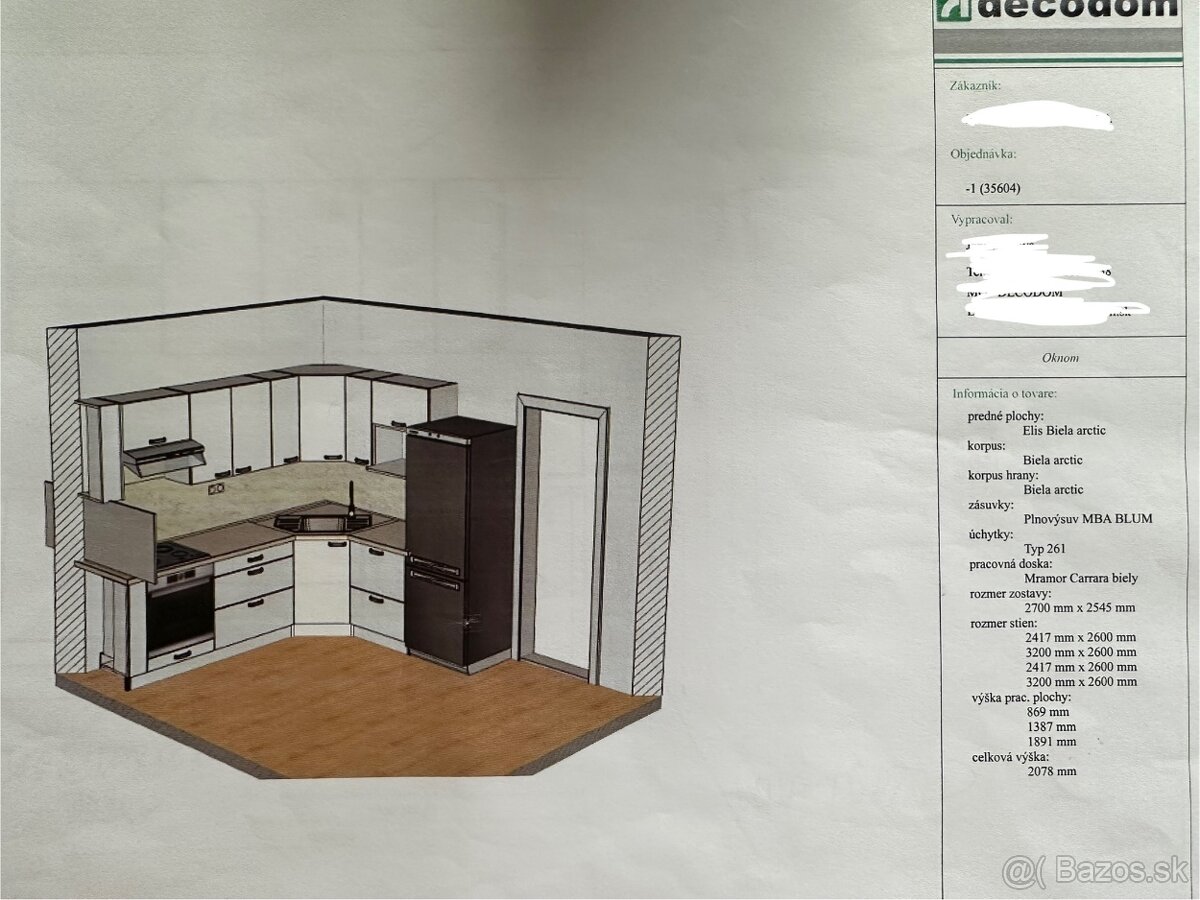 Nová kuchynská linka z Decodomu – nikdy nemontovaná