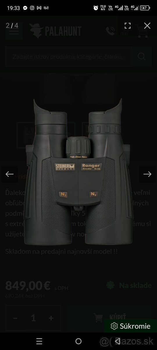 Ďalekohľad Steiner Ranger Xtreme 8x56