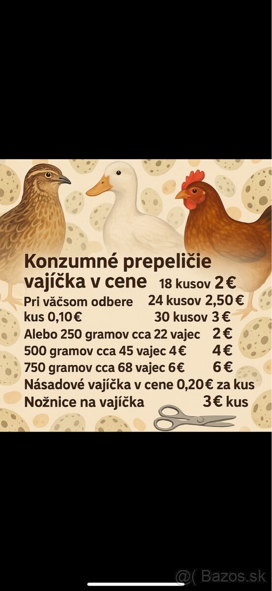 Prepeličie vajíčka