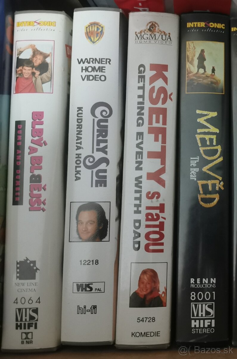 VHS kazety originál