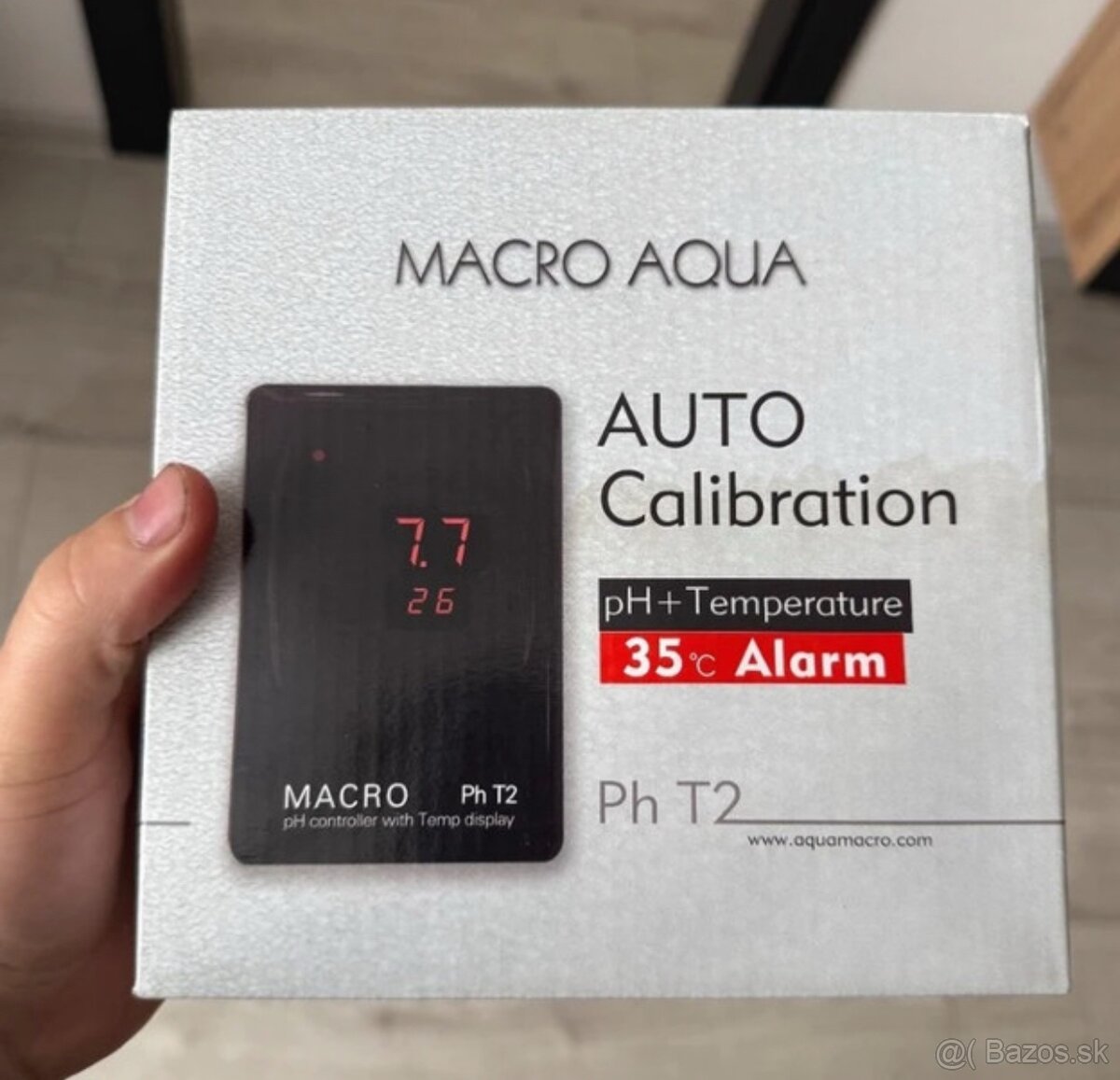 Macro Aqua pH kontrolér s meračom teploty