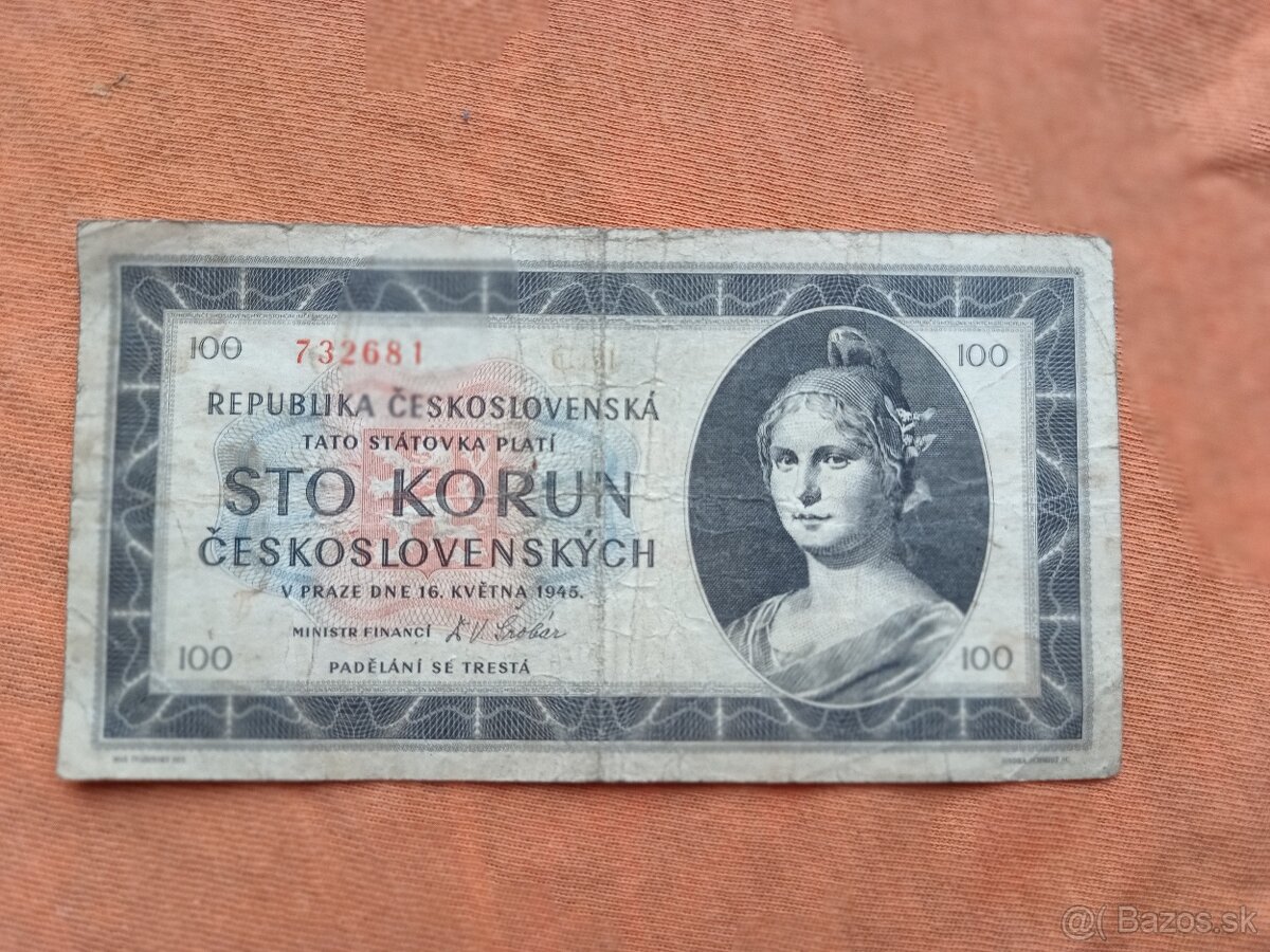 Bankovky ČSR - 10