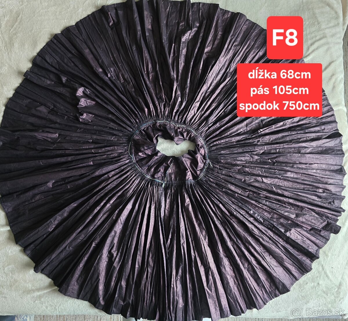 Stary kroj FARBIARSKE SUKNE indigo