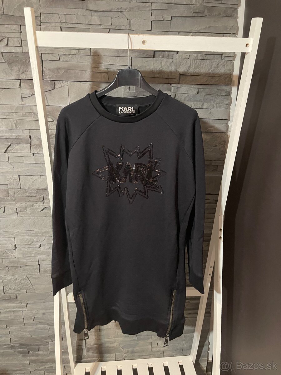 Karl Lagerfeld predlzena mikina saty v.XS-S