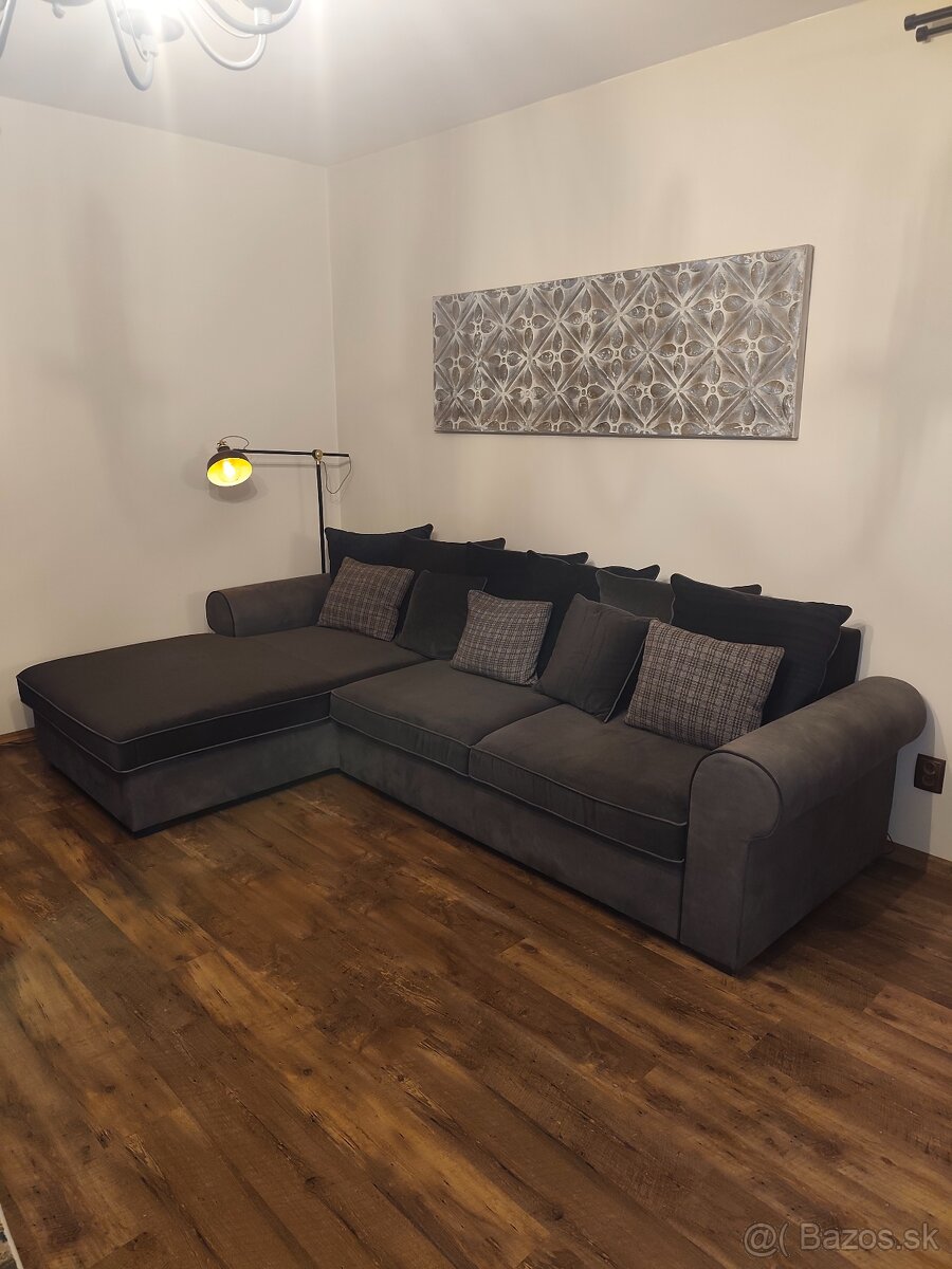 Rohová sedacia súprava, úložný priestor, rozkladacia