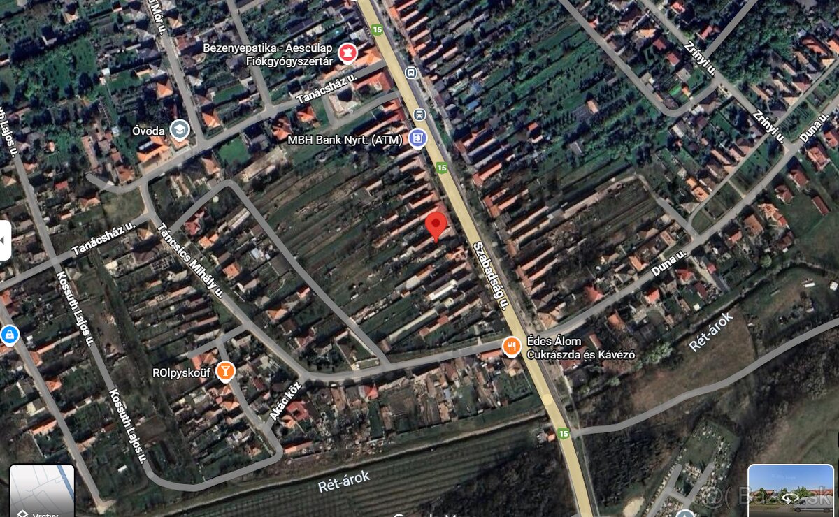 Na predaj časť rodinného domu v Bezenye Maďarsko