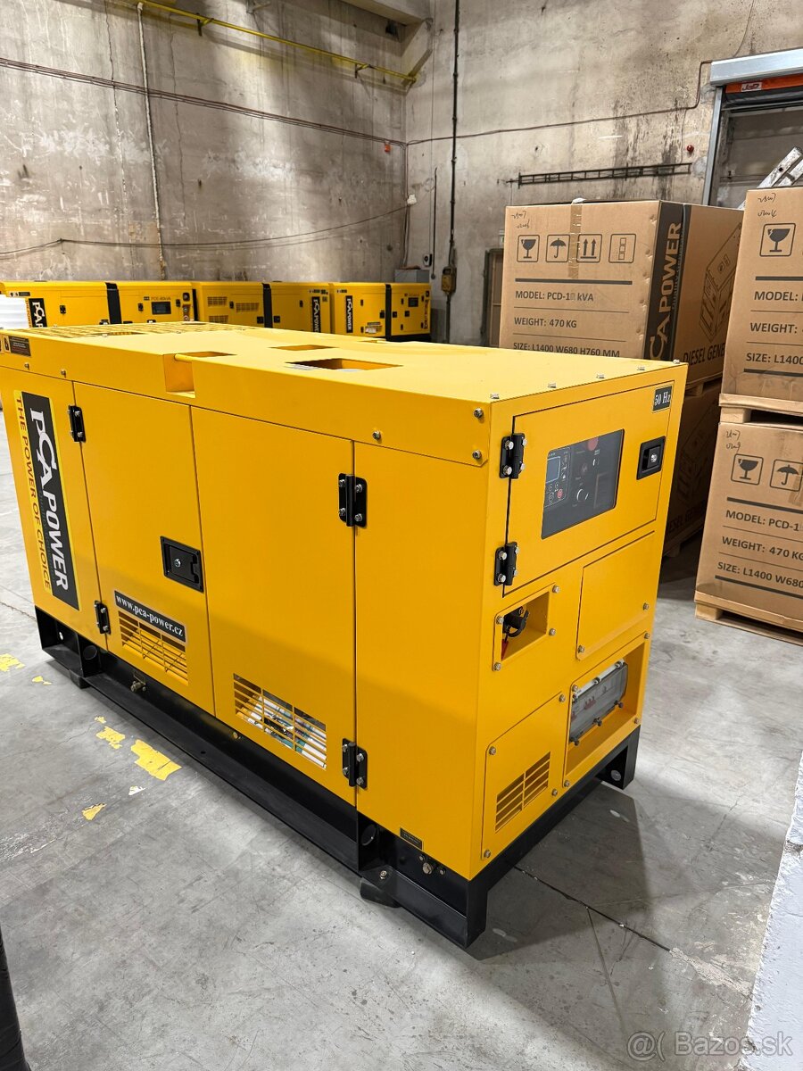 Naftová elektrocentrála PCA POWER 35 kVA s ATS.