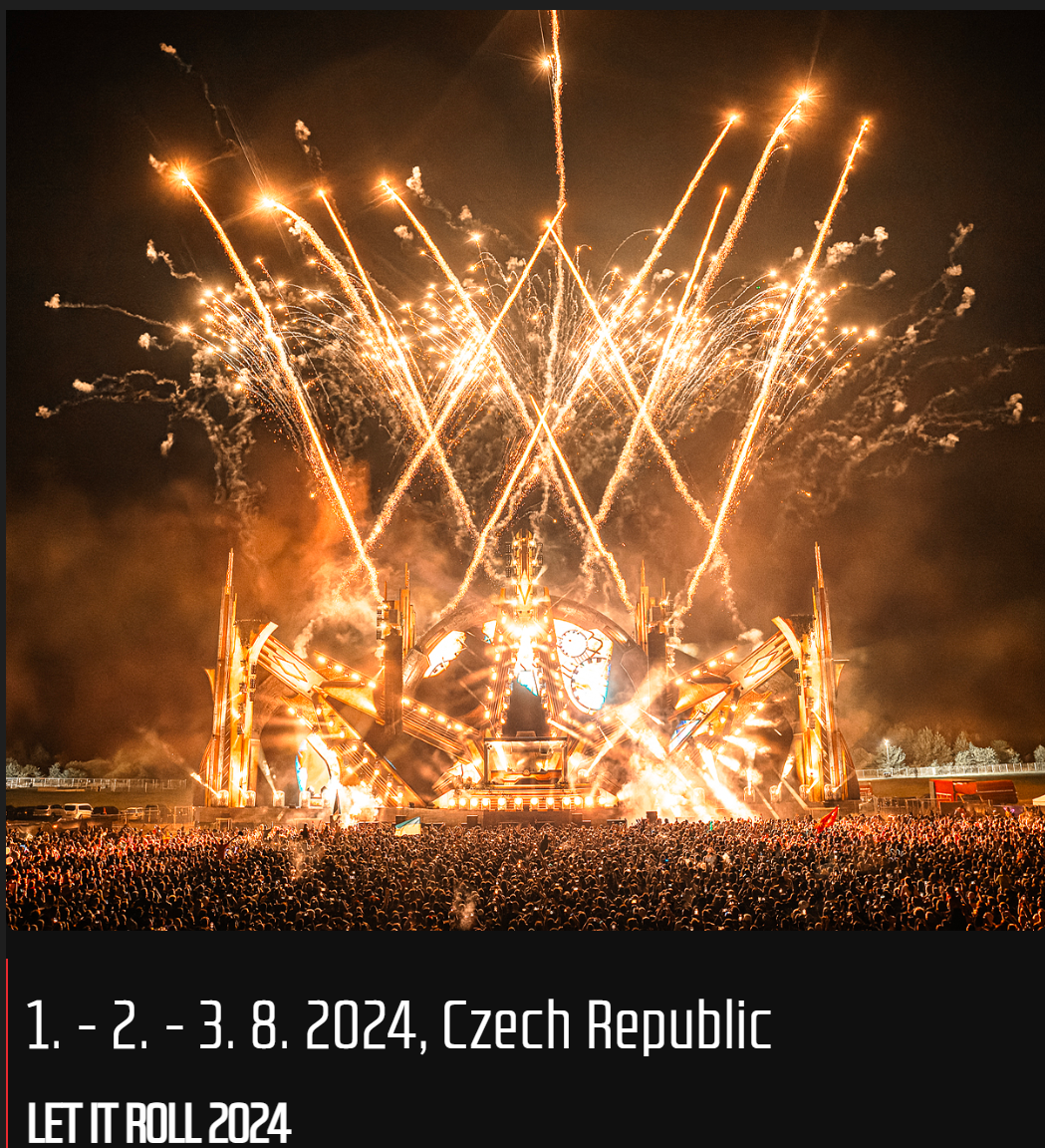 LET IT ROLL 2024 // 1. – 2. – 3. 8. 2024, CZECH REPUBLIC