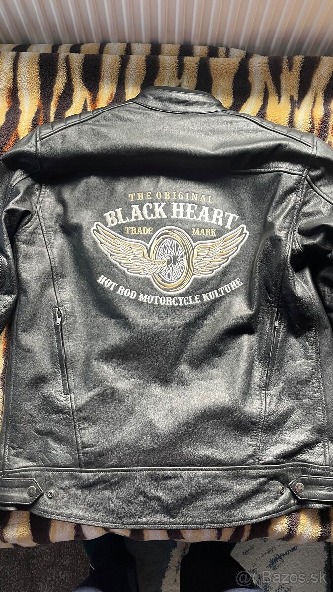 W-tec kožená bunda black heart M-L