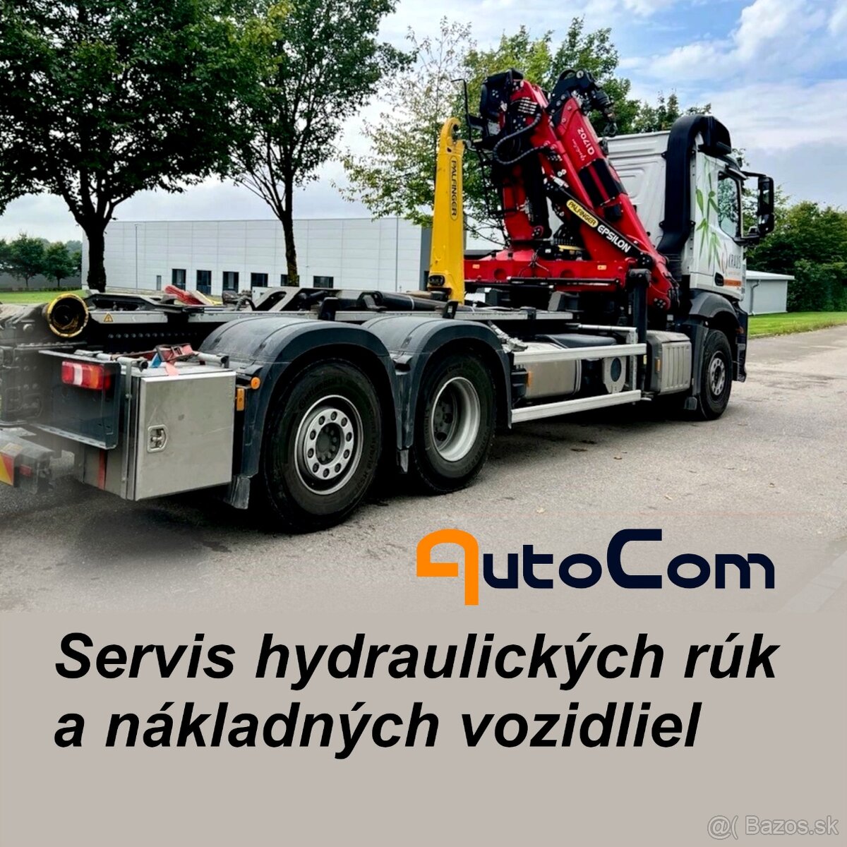 Oprava a predaj hydraulických rúk a nakladných vozidiel