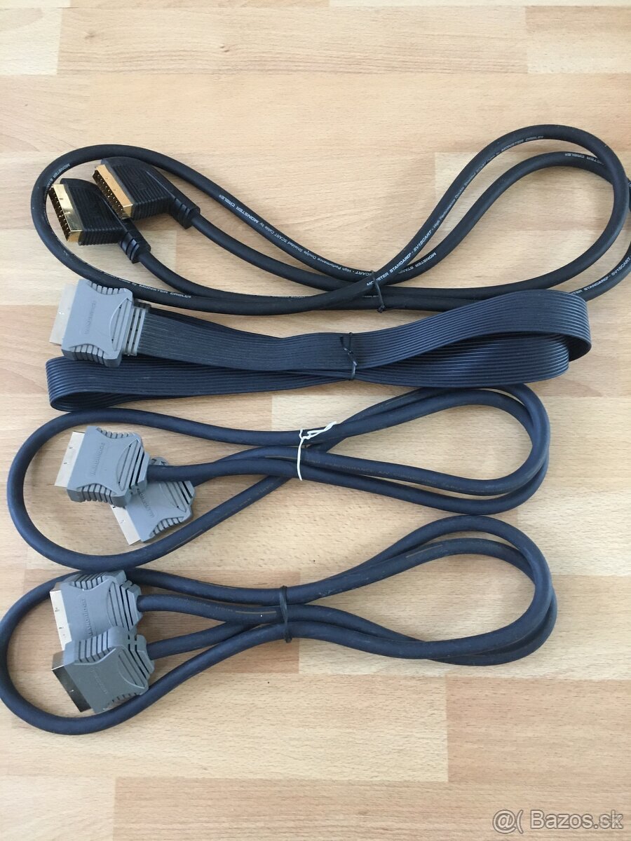 Scart Kabely Monster Cable + Bandridge