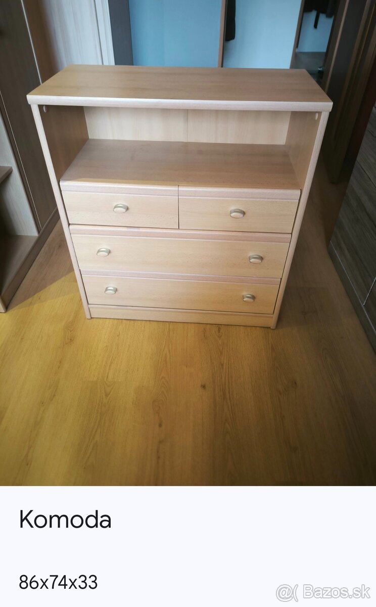 komoda + skriňa dedska izba